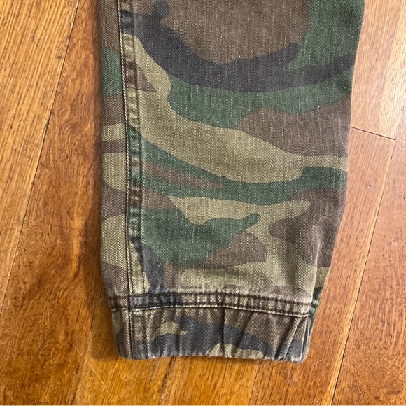 The Kooples Drawstring Jeans Cargo Style Joggers Pants Camo Streetwear 30x26 - Picture 7 of 14